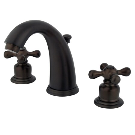 Kingston Brass KB985AX Victorian 2-Handle 8" Widespread Bathroom Faucet, Bronze KB985AX